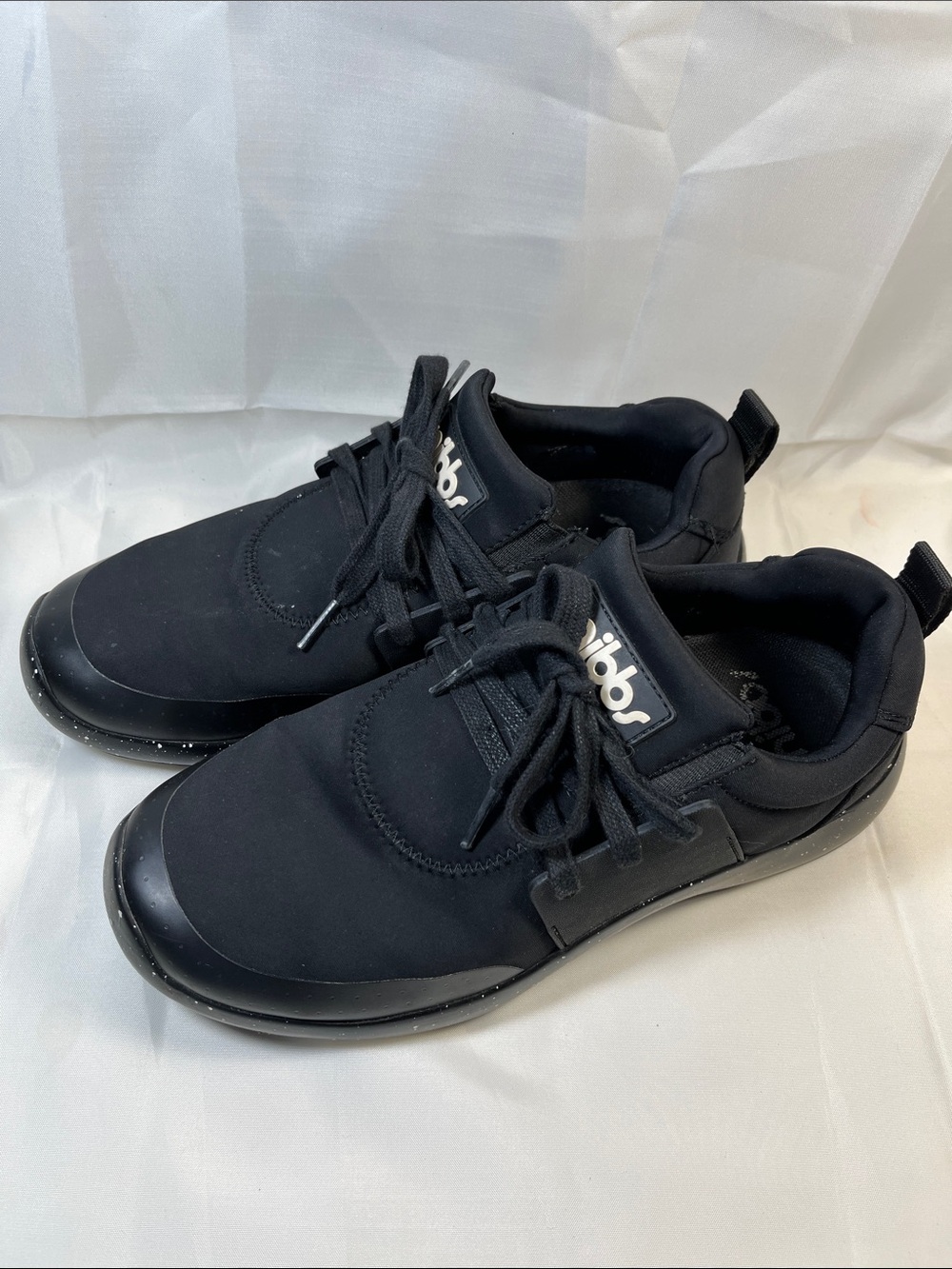 Snibbs Men's Black Casual Lace-Up Sneakers
